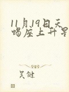11月19日天蝎座上升星座
