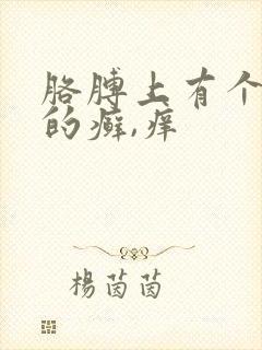 胳膊上有个圆形的癣,痒