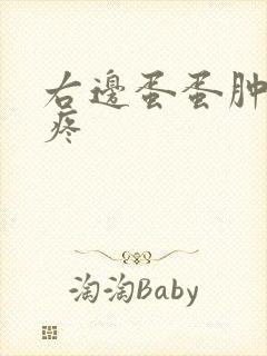 右边蛋蛋肿了蛋疼