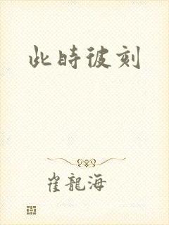 此时彼刻封面