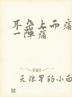 耳朵上面痛一阵一阵痛封面