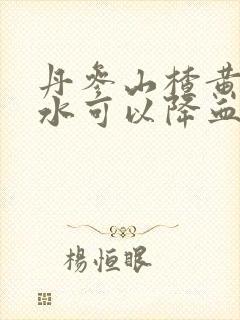 丹参山楂黄芪泡水可以降血压吗封面