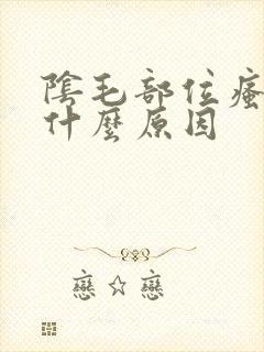 阴毛部位瘙痒是什么原因封面