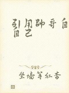 引用帅哥自己玩自己