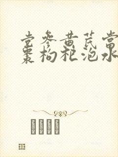 党参黄芪当归红枣枸杞泡水功效及作用