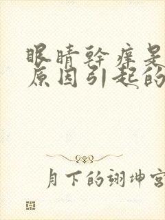 眼睛干痒是什么原因引起的