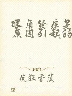 眼角发痒是什么原因引起的