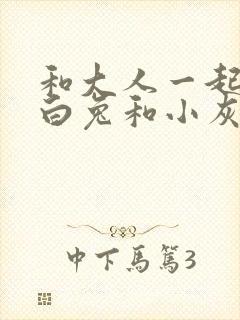 和大人一起读小白兔和小灰兔的故事