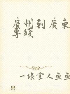 广州到广东货运专线