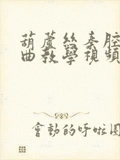 葫芦丝秦腔即兴曲教学视频