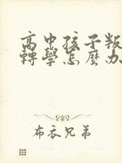 高中孩子叛逆想转学怎么办