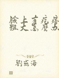 脸上有疙瘩毛孔粗大怎么办封面