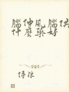 脑仲风脑供血吃什么药好