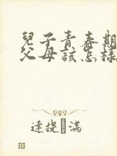 儿子青春期叛逆父母该怎样沟通封面