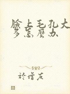 脸上毛孔大粉刺多怎么办