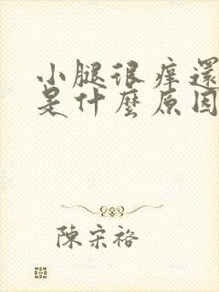 小腿很痒还肿了是什么原因
