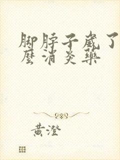 脚脖子崴了吃什么消炎药