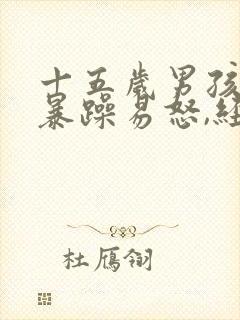 十五岁男孩脾气暴躁易怒,经常性的自残