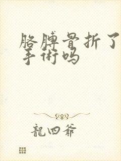 胳膊骨折了需要手术吗封面