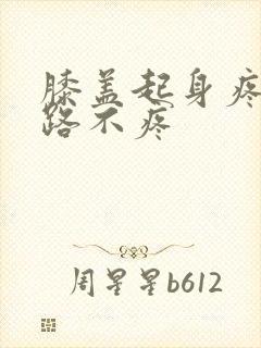 膝盖起身疼痛走路不疼封面