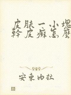 皮肤一小块粗糙干皮癣怎么治