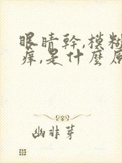 眼睛干,模糊,痒,是什么原因引起的