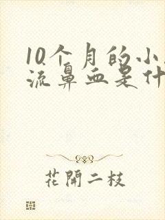 10个月的小孩流鼻血是什么原因
