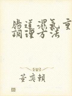 肠道湿气重怎样调理方法