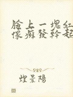 脸上一块红红的像癣发干起皮