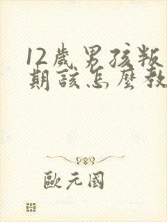 12岁男孩叛逆期该怎么教育封面