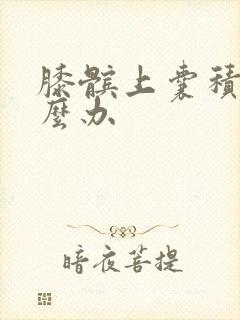 膝髌上囊积液怎么办封面