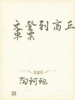 文登到商丘的汽车票封面