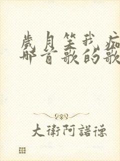 岁月笑我痴狂是哪首歌的歌词