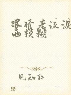 眼睛老流泪看东西模糊