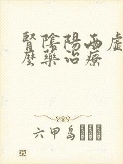 肾阴阳两虚用什么药治疗