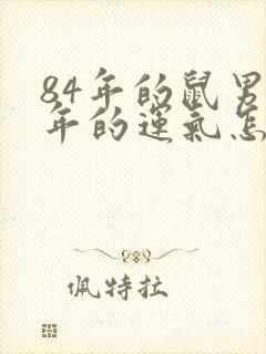 84年的鼠男今年的运气怎么样