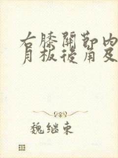 右膝关节内侧半月板后角及体部撕裂