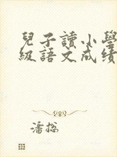 儿子读小学四年级语文成绩不好怎么办
