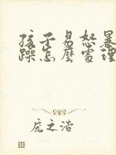孩子易怒暴躁烦躁怎么处理封面