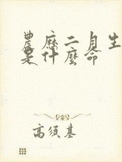 农历二月生的人是什么命