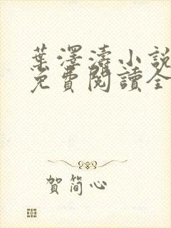 叶泽涛小说全文免费阅读全文