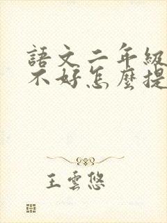 语文二年级成绩不好怎么提高封面