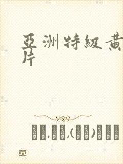 亚洲特级黄色大片