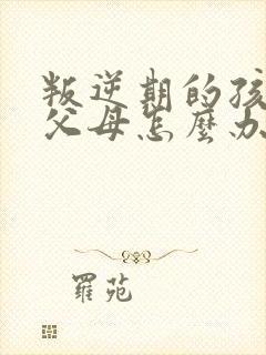叛逆期的孩子打父母怎么办