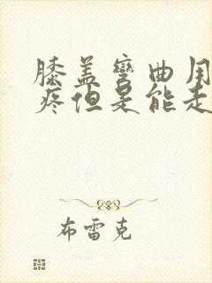 膝盖弯曲用力就疼但是能走路封面