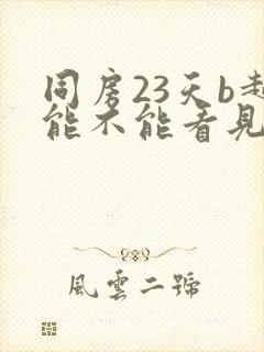 同房23天b超能不能看见孕囊封面