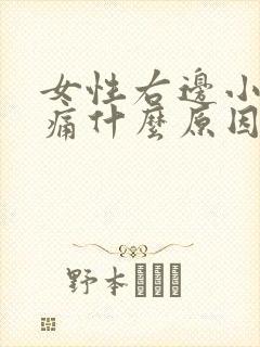 女性右边小腹疼痛什么原因