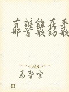 有谁能在乎我是哪首歌的歌词