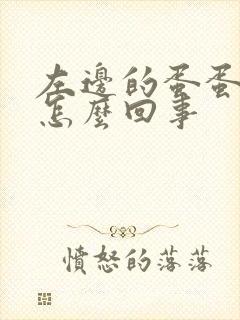 左边的蛋蛋疼是怎么回事封面