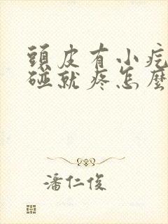 头皮有小疙瘩一碰就疼怎么回事封面